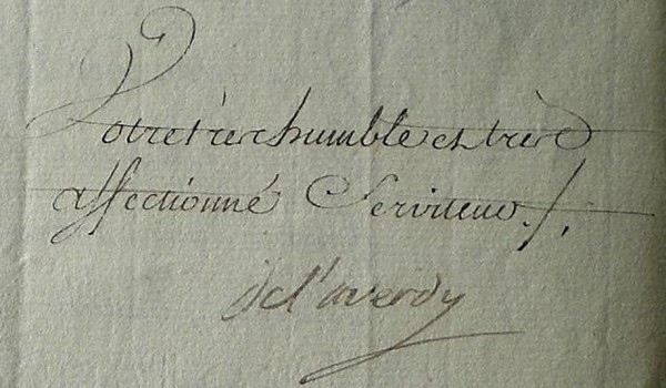 Signature de L'Averdy
