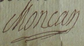 Signature de Moncan